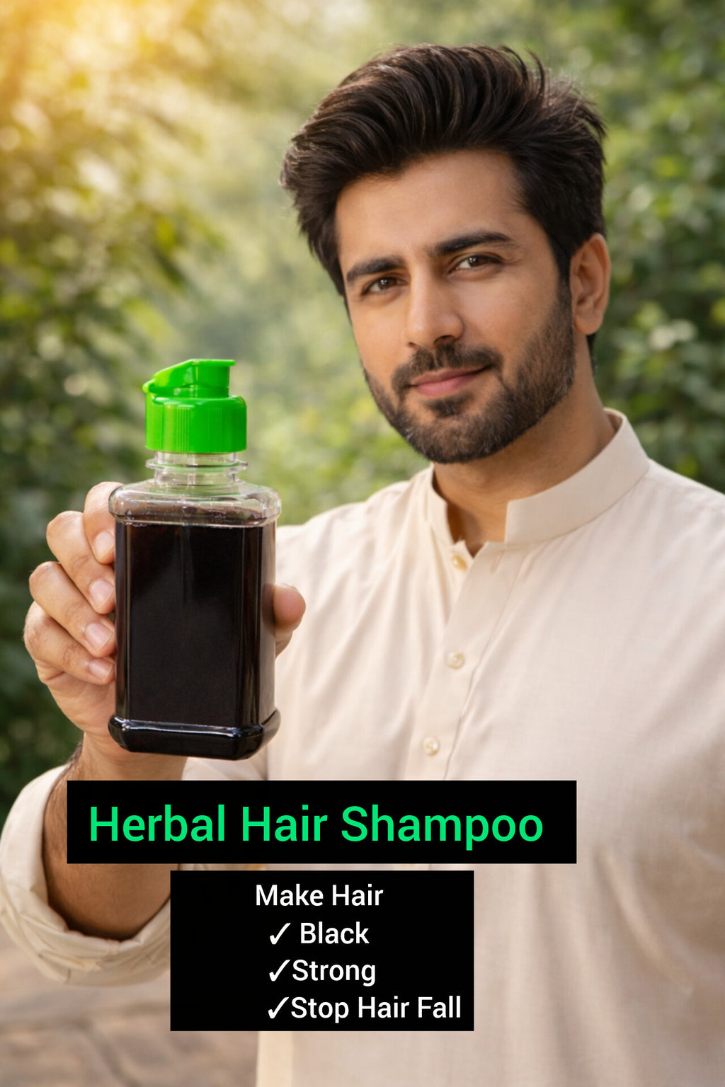 Herbal Shampoo| Hair Fall Control + Natural Black Care
